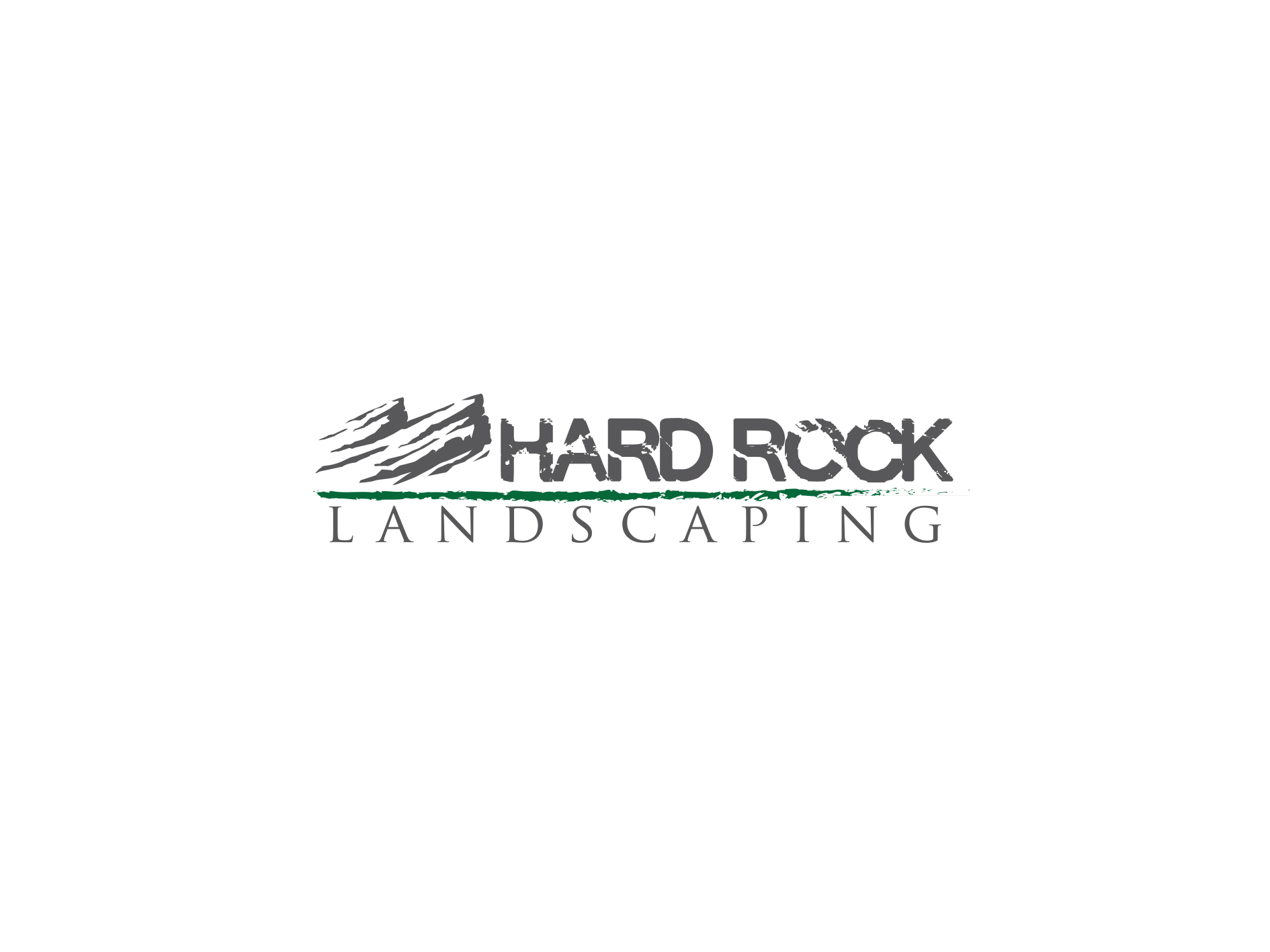 Hard Rock Landscaping Logo