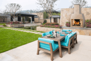 Outdoor fireplace Barrie 